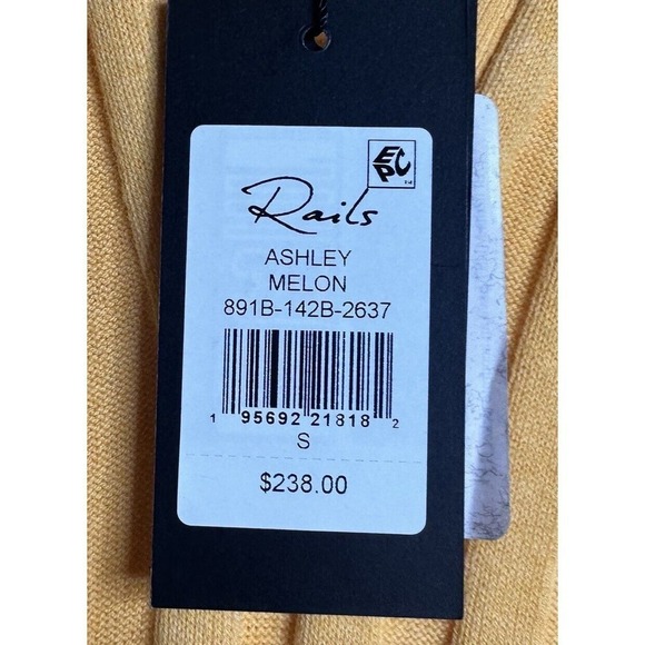 NWT Rails Ashley Ribbed Midi Sweater Dress 891B-142B-2637 Women Melon Size Small - Picture 6 of 8